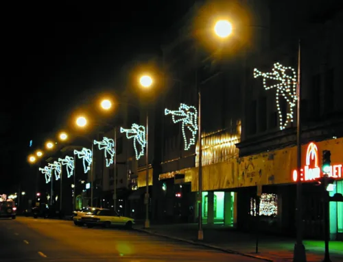 Commercial Pole Silhouettes for City Streets